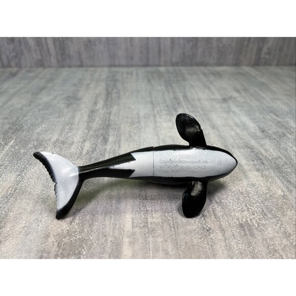 Killer Whale Orca Greenbrier International Inc. 6.5" Sea Life Mammal Plastix PVC - Picture 10 of 12